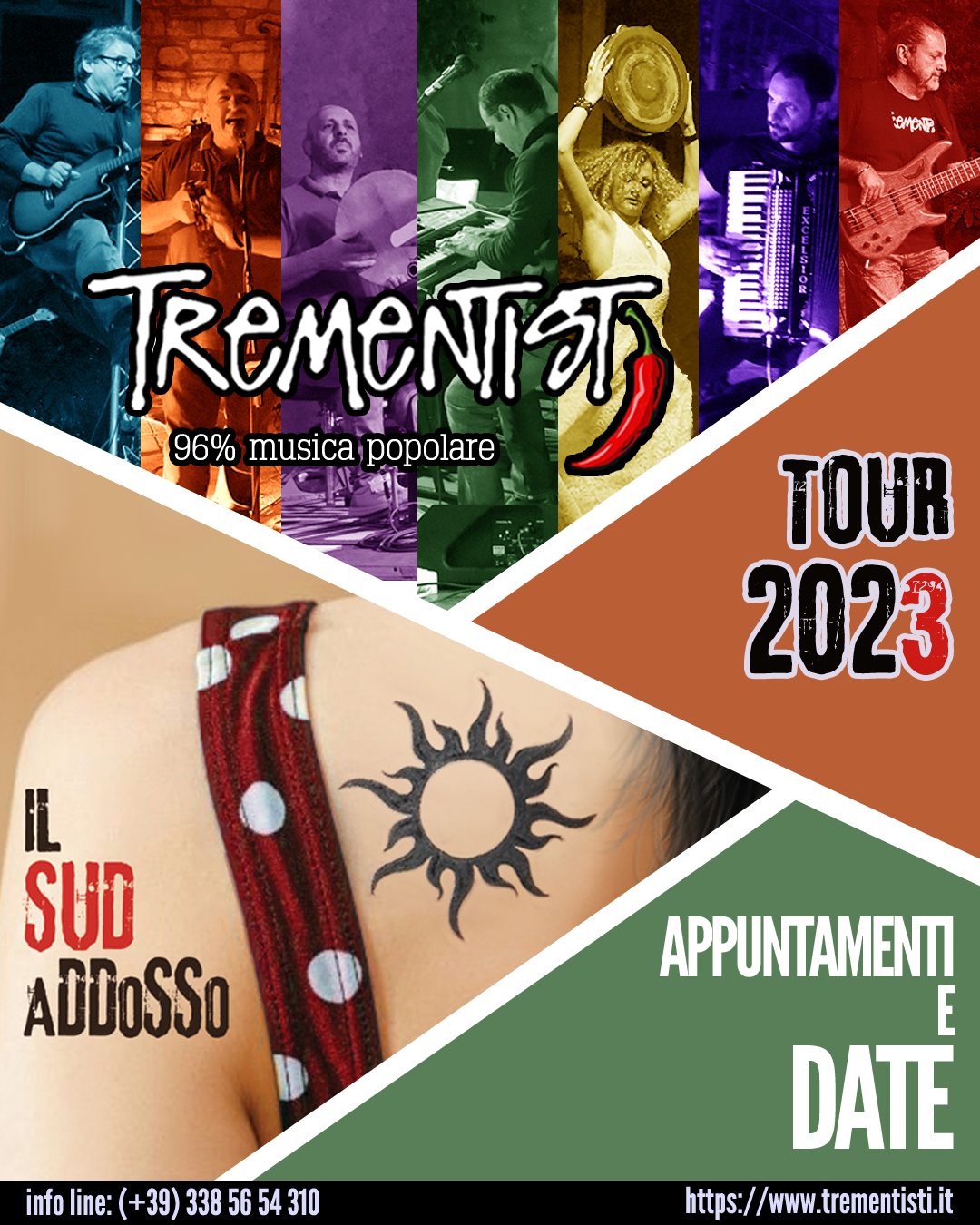 Il Sud Addosso Tour 2023 - Tappe e Date